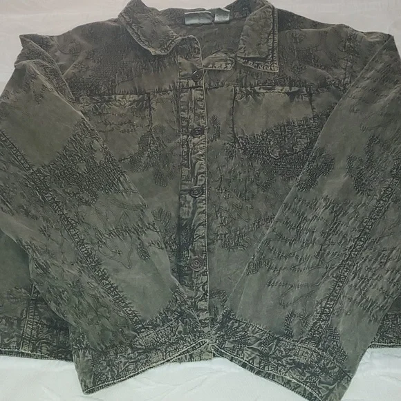 Chico's embroidered jacket - Picture 7 of 8